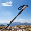 Mountview Trekking Poles Carbon Fibe Lightweight Hiking Sticks 2PC Black