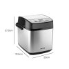Spector Bread Maker 19 In 1 Compact Machine 15H Timer 1.5Lb for Home Baking