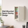 Levede Key Safe Cabinet 42-Key Steel Wall Mounted Lock Box With Labels White