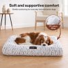 Skylos Pet Bed Luxury Dog Crate Cushion Mattress Plush Soft Bed Easy Maintain