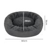 Skylos Dog Bed Small Donut Soft Plush Pet Cat Beds Calming Anti Anxiety Washable