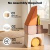 Dekko Soft Play Set Foam Blocks Baby Climbing Blocks Vellum Suede Multi-Colour