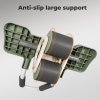 Centra Ab Roller with Auto Rebound Elbow & Knee Support LCD Timer Core Trainer