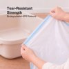 Skylos Cat Litter Bags Drawstring Tear Resistant 120 Pack Auto Litter Tray Blue