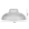 Emitto Ceiling Light Shade Pendant Glass Lamp Bistro Adjustable Clear Color