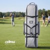 Centra Golf Travel Bag Padded Reinforced Wheels 900D Oxford for Airline