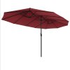 Mountview Large Parasol Patio Umbrella Outdoor Garden Pool Sunshade Double-Sided