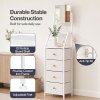 Levede Chest Of Drawers Mirror Dressing Table Vertical Storage Bedroom White