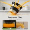 Spector Slow Juicer Cold Press Juice Extractor Quiet Easy Clean Household Black