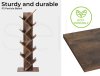 Levede Bookshelf Tree Bookcases Book Storage Wooden 8 Tier Home Display Stand