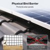 Mountview Solar Panel Bird Mesh PVC Coated Black 30M Roof Guard For Pigeons