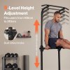 Centra Pull Up Station, 9-Height Adjustable, 150kg Carbon Steel, Black
