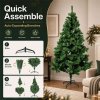 Santaco Christmas Tree 2.1m 797 PVC Tips Metal Base Xmas Decor Indoor Green