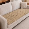 Marlow Corduroy Sofa Cover Pet Friendly Non Slip Washable 70 x 180cm Light Camel