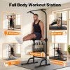 Centra Pull Up Station, 9-Height Adjustable, 150kg Carbon Steel, Black