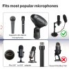 Levede Desktop Microphone Stand Adjustable Mic Clip Desk Pop Filter Shock Mount