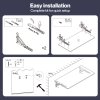 Levede Wall Mounted Table Foldable Floating Computer Desk Study Workstation 80cm