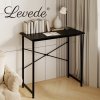 Levede Office Computer Gaming Desk Steel Frame for Sturdy PC Laptop Storage Bag