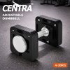 Centra Adjustable Dumbbell Set 4-20KG Auto Lock Home Gym Weight Training Fitness