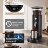 Spector Coffee Grinder 60-Setting Portable USB Rechargeable Burr Grinder Black