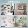 Levede Nursery Book Shelves Kids Wall Floating Shelf White Solid Wood 3 Pack