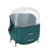 ilus Makeup Organizer Case Drawer Portable Cosmetic Jewellery Storage Box Dark Green