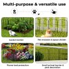Levede 10 Pack Animal Barrier Metal Decorative Garden Fence Outdoor Pet Border