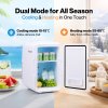 Spector mini fridge,portable fridge,cooler and warmer,PP,white