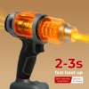Traderight For 21V Battery Hot Air Gun Cordless Electric Heat Gun with 5 Nozzles