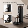 Spector Coffee Grinder 60-Setting Portable USB Rechargeable Burr Grinder Black