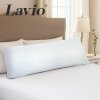 Lavio Long Bolster Pillow Memory Foam Pregnancy Nursing Maternity Body Support