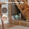 Skylos 48cm High L Shaped Cat Scratching Board with Ball Toy Wall Furniture