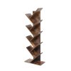 Levede Bookshelf Tree Bookcases Book Storage Wooden 8 Tier Home Display Stand