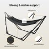 Mountview Foldable Hammock Chair Bed Portable with Stand Outdoor Camping 200KG