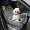 Skylos Pet Car Booster Seat Travel Bed Velvet in Grey Colour