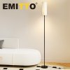 Emitto Led Floor Lamp Bedside Light Dimmable Remote & Foot Switch Bulb Included