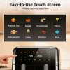 Spector 12L Dual Zone Air Fryer 2600W Oil Free Oven Cooker Touch Control Black