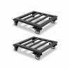 Toque Plant Caddy with Wheels Heavy Duty Rolling Plant Stand Trolley 2PCS