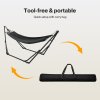 Mountview Foldable Hammock Chair Bed Portable with Stand Outdoor Camping 200KG