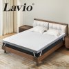 Lavio King Mattress Topper Memory Foam Dual Layer Hotel Quality Bed Protector