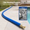 TradeRight Hose Pipe 1 Inch Reinforced PVC 20m for Home Pool Drainage Pump Blue