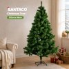 Santaco Christmas Tree 2.1m 797 PVC Tips Metal Base Xmas Decor Indoor Green