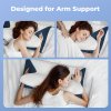 Lavio Cervical Contour Memory Foam Pillow Side Sleeper for Neck Pain Relief