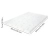 Lavio Memory Foam Mattress Topper 7cm Single Dual Layer Pressure Relief Washable