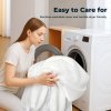 Memory Foam Mattress Topper King Bamboo Charcoal Cooling Gel 8cm Thick Washable