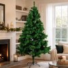 Santaco Christmas Tree 2.1m 797 PVC Tips Metal Base Xmas Decor Indoor Green