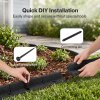 Lambu Garden Edging Border 5 Pack Bendable Lawn Landscape Edging Paths Grey