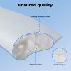 Lavio Long Bolster Pillow Memory Foam Pregnancy Nursing Maternity Body Support