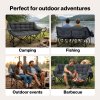 Levede Folding Double Camping Chair 2 Seater Outdoor Sofa Chair Heavy Duty 300KG