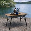 Levede Adjustable Folding Camping Table Aluminium Portable Picnic Desk 90x52cm